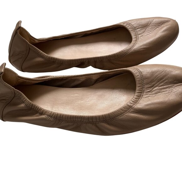 Cole Haan Jenni II Leather Ballet Flat color Maple Sugar Womens size 9.5 B - Picture 4 of 16